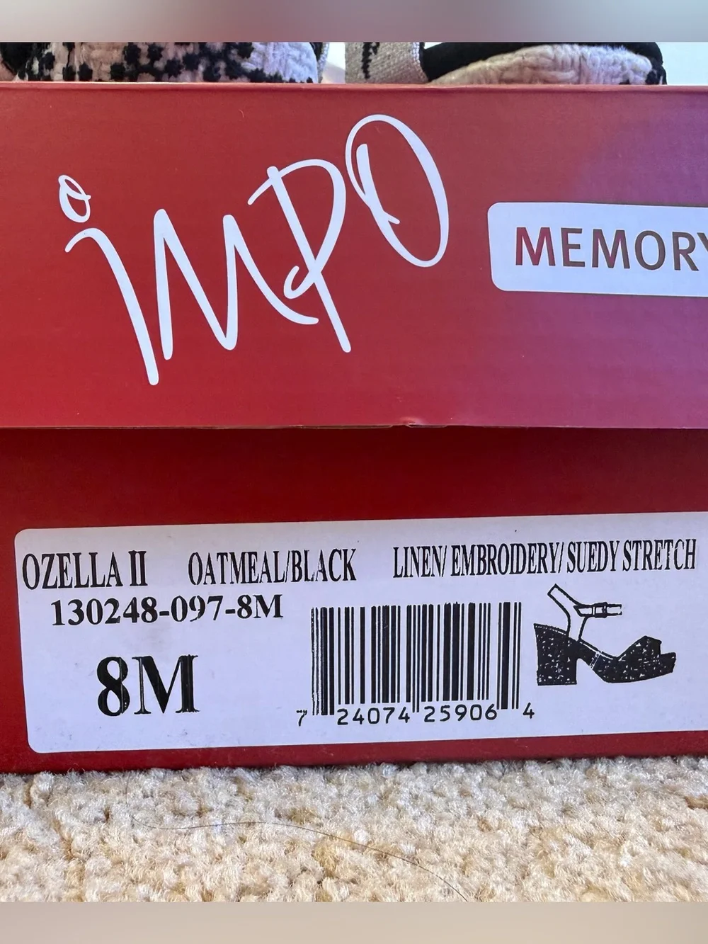 Women's Ozella II Embroidered Platform Sandals Size 8